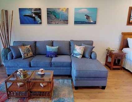EL J222 Newly Remodeled Studio in Kaanapali with Private Beach Cabana

