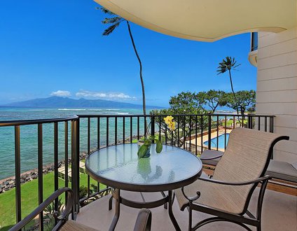 KR 201 Beautiful Direct Oceanfront with Views of Molokai & Lanai



